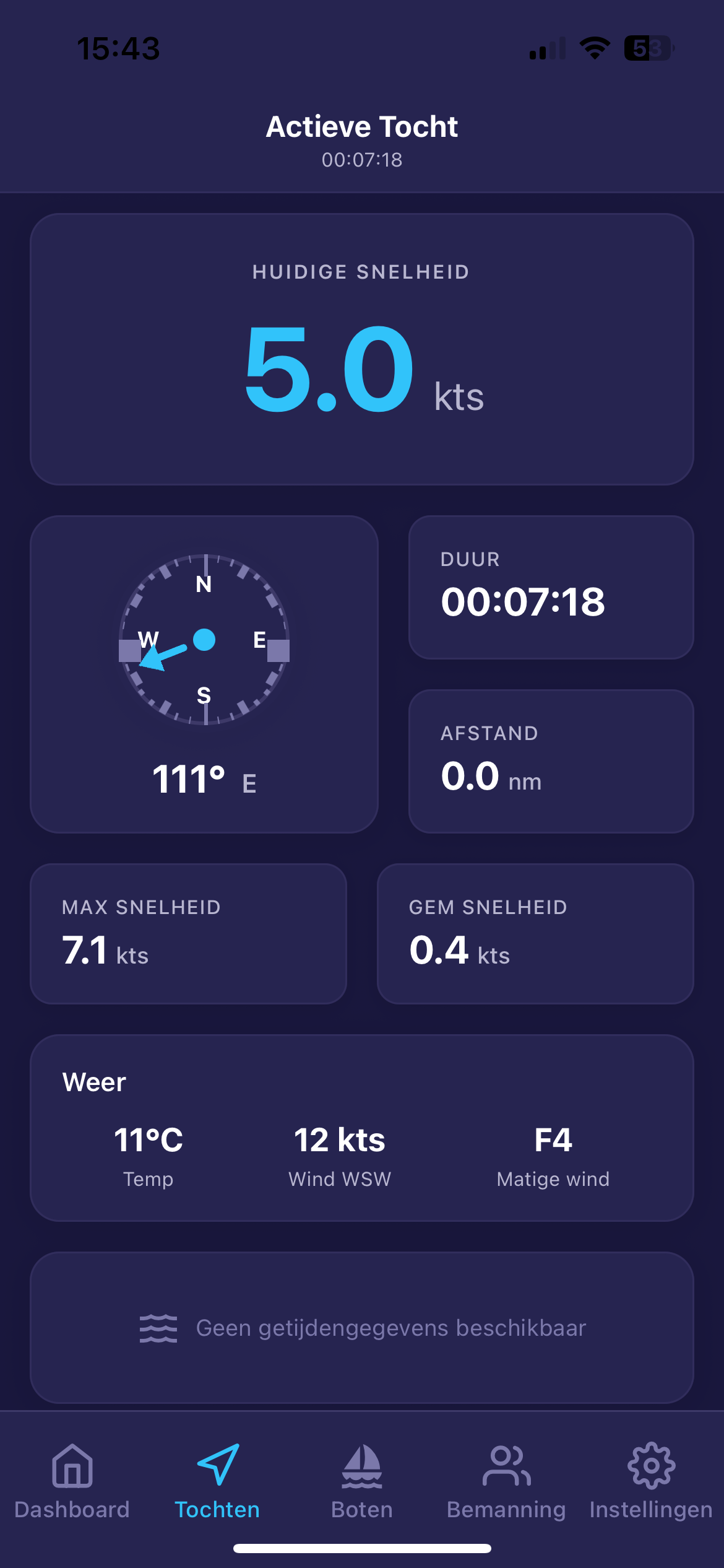 Live trip tracking