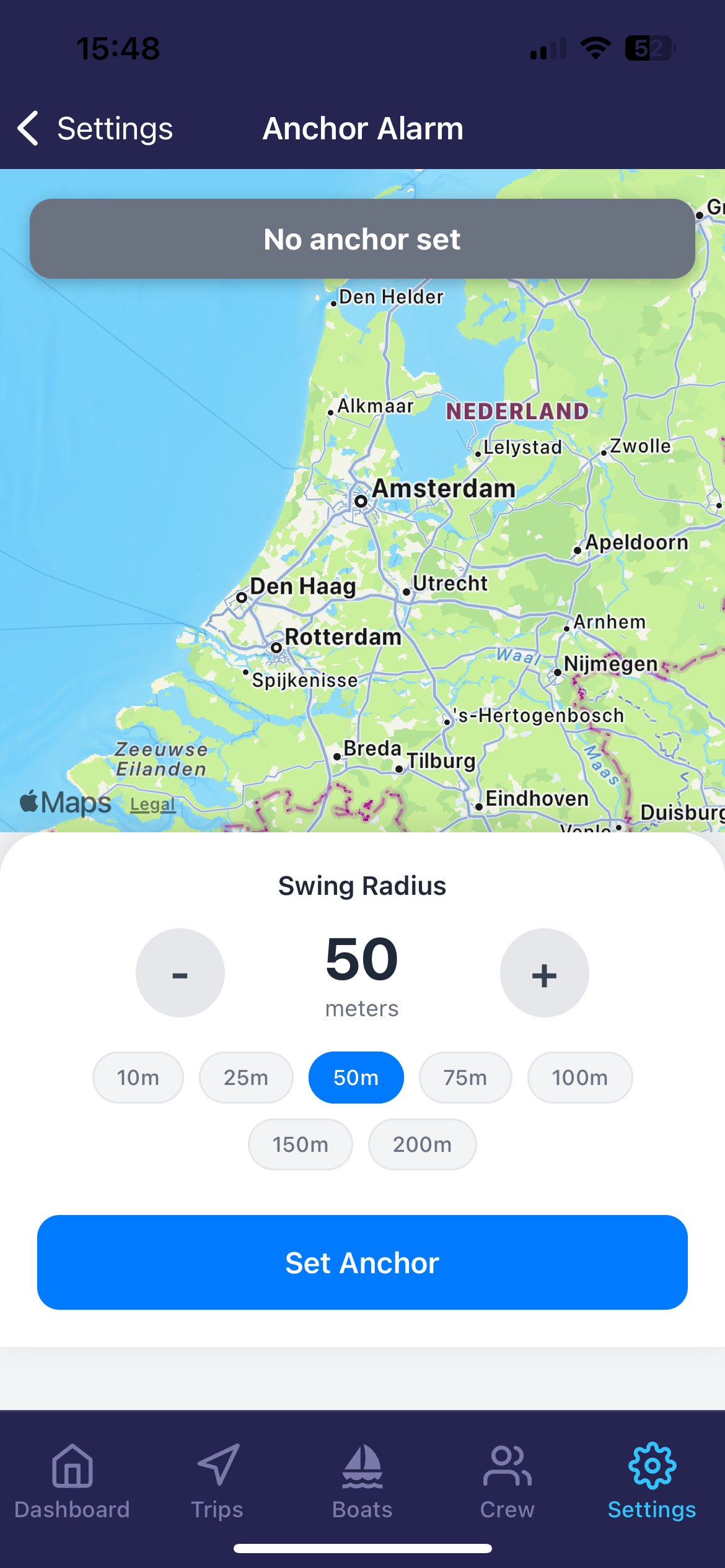 Anchor alarm